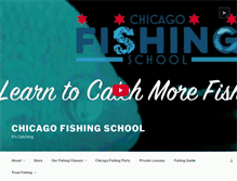 Tablet Screenshot of chicagofishingschool.com